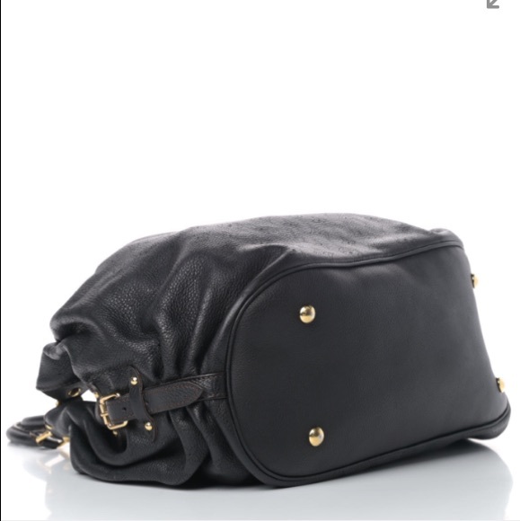 ✨LIKE NEW✨ black leather Louis Vuitton mahina XL - Picture 11 of 15